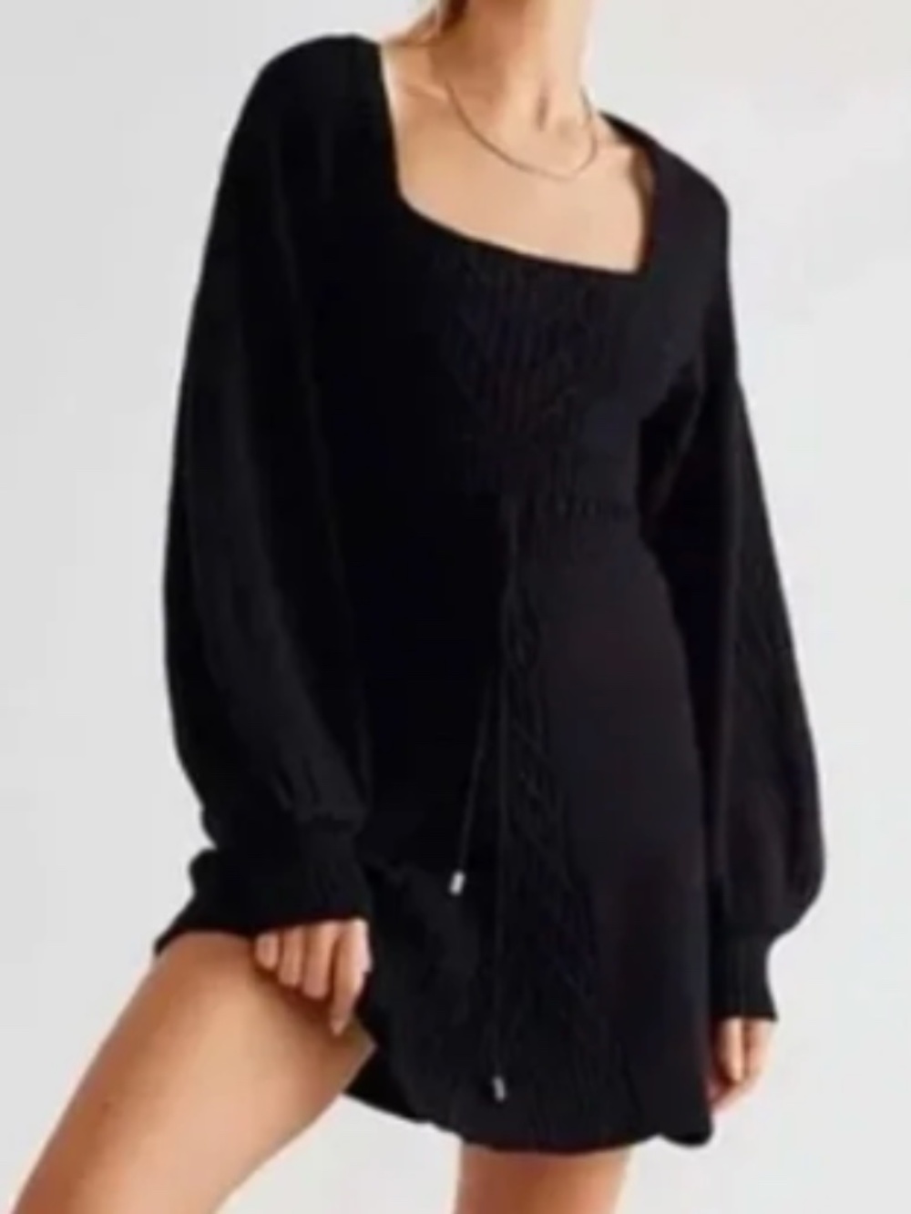 Free People Emmaline Mini Sweater Dress Size M